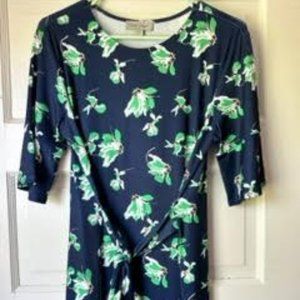 Charlie Paige Navy Blue Floral Dress